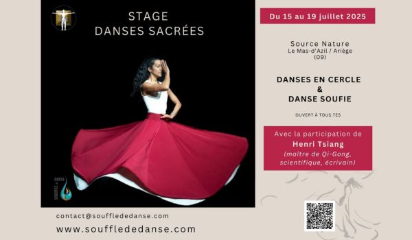 Stage de Danses Sacrées du 15 au 19 juillet 2025 en Ariège