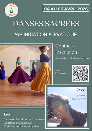Stage WE Initiation et Pratique 4 au 6 avril 26